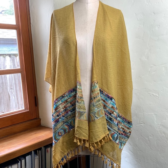 Other - BOHO Tassel Kimono